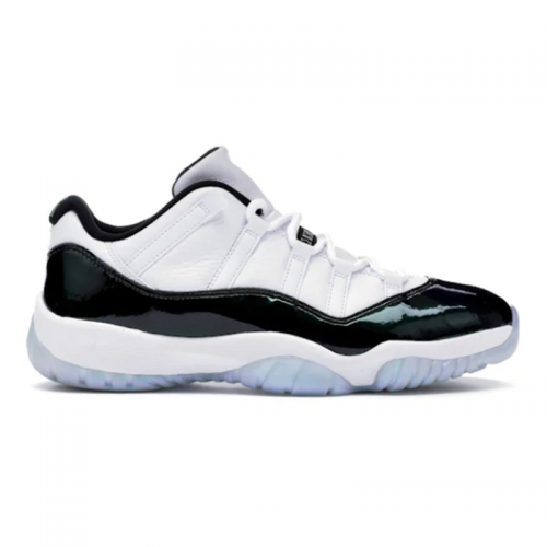 Jordan Air Jordan 11 Low Concord Retro Sneakers White and Black