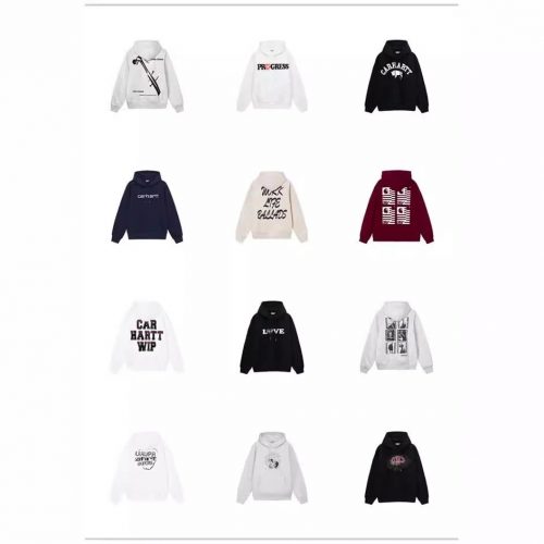 Carhartt WIP Graphic Streetwear Hoodie Collection Multicolor
