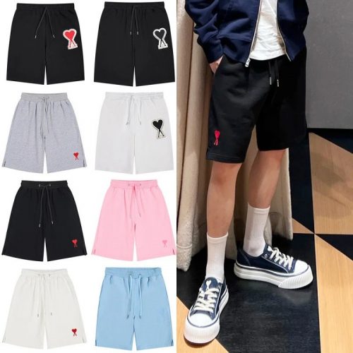 Ami Paris Ami Ami de Coeur Casual Shorts Multicolor