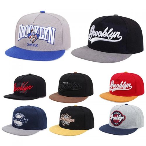 Design Brooklyn Embroidered Snapback Baseball Cap Multicolor