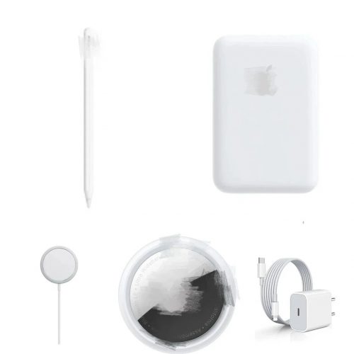 Apple Tech Accessories Bundle Electronic Gadgets White