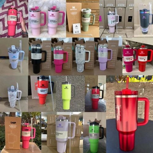 Stanley Quencher H2.0 FlowState Tumbler Insulated Travel Mug Multicolor