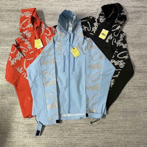 Corteiz Rules The World Graphic Jacket Casual Hoodie Black