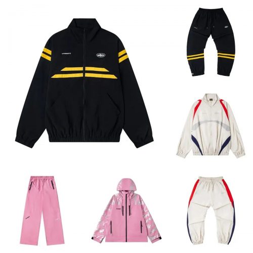 Adidas Ultraboost Track Jacket and Pants Set Casual Activewear Black and Yellow