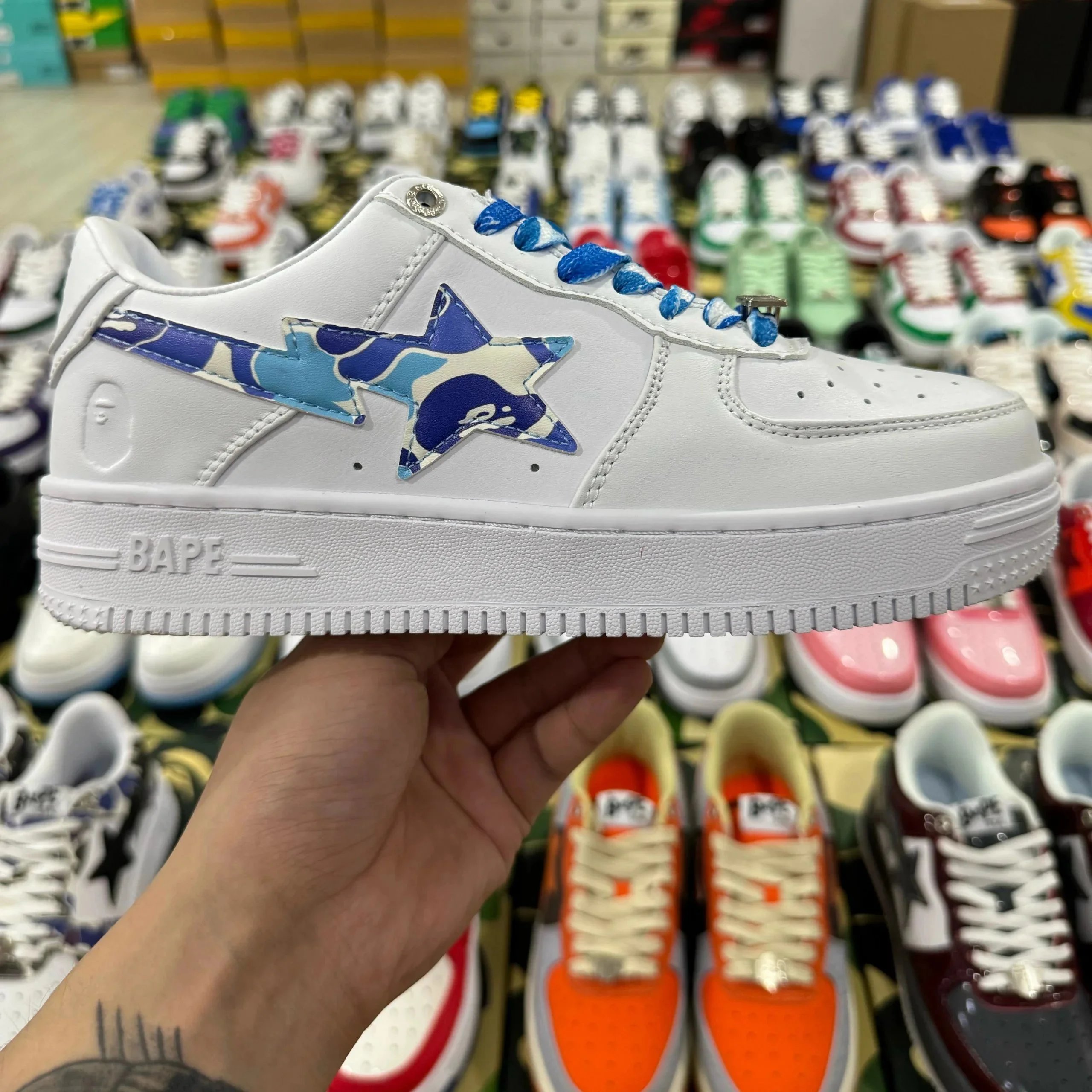 白蓝迷彩
