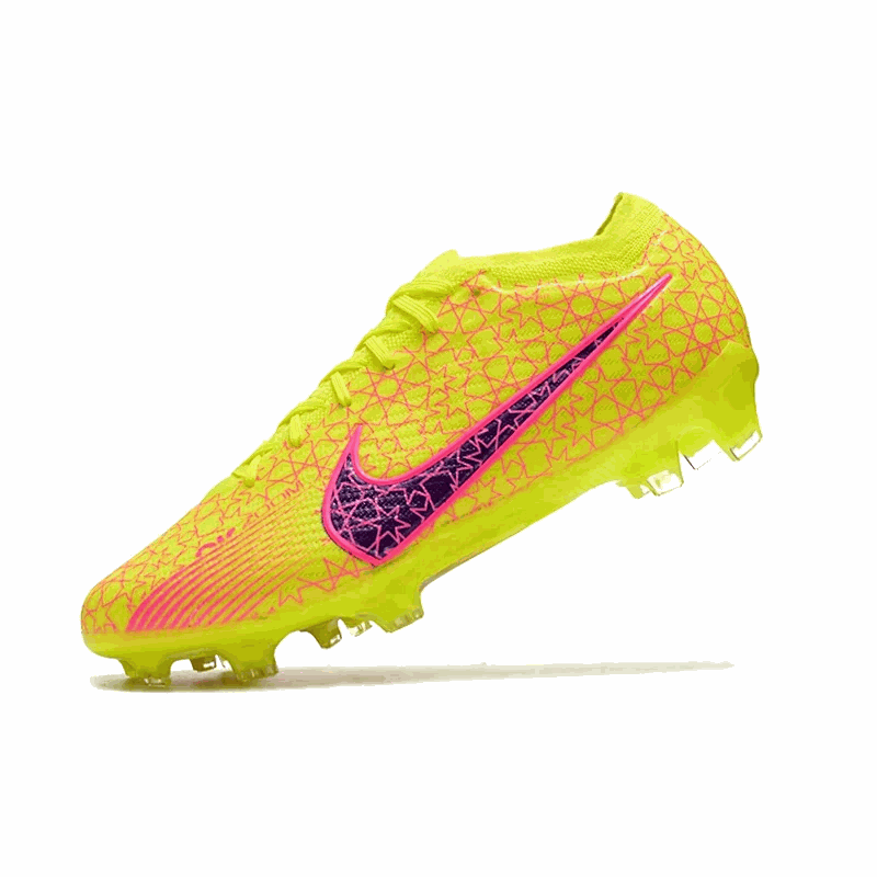 Nike Zoom Mercurial Vapor 15 Elite professional Football Boots Yellow and Purple