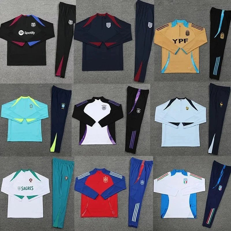 Adidas National Team Training Set Soccer Jersey and Pants Multicolor