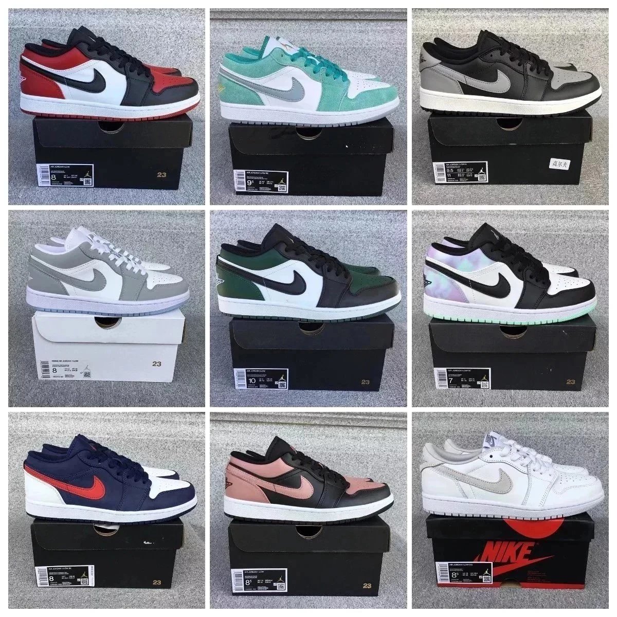 Nike Air Jordan 1 Low Sneakers Multicolor