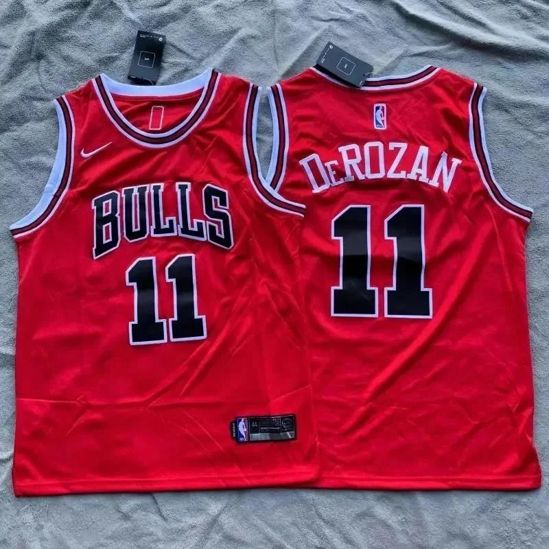 德罗赞11号公牛红色球衣 德罗赞11号公牛红色球衣