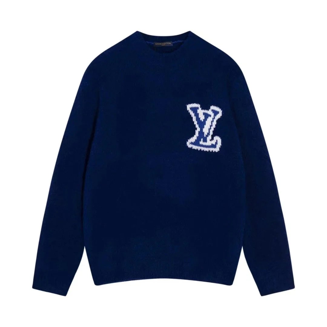 提花套头毛-蓝色 提花套头毛-蓝色