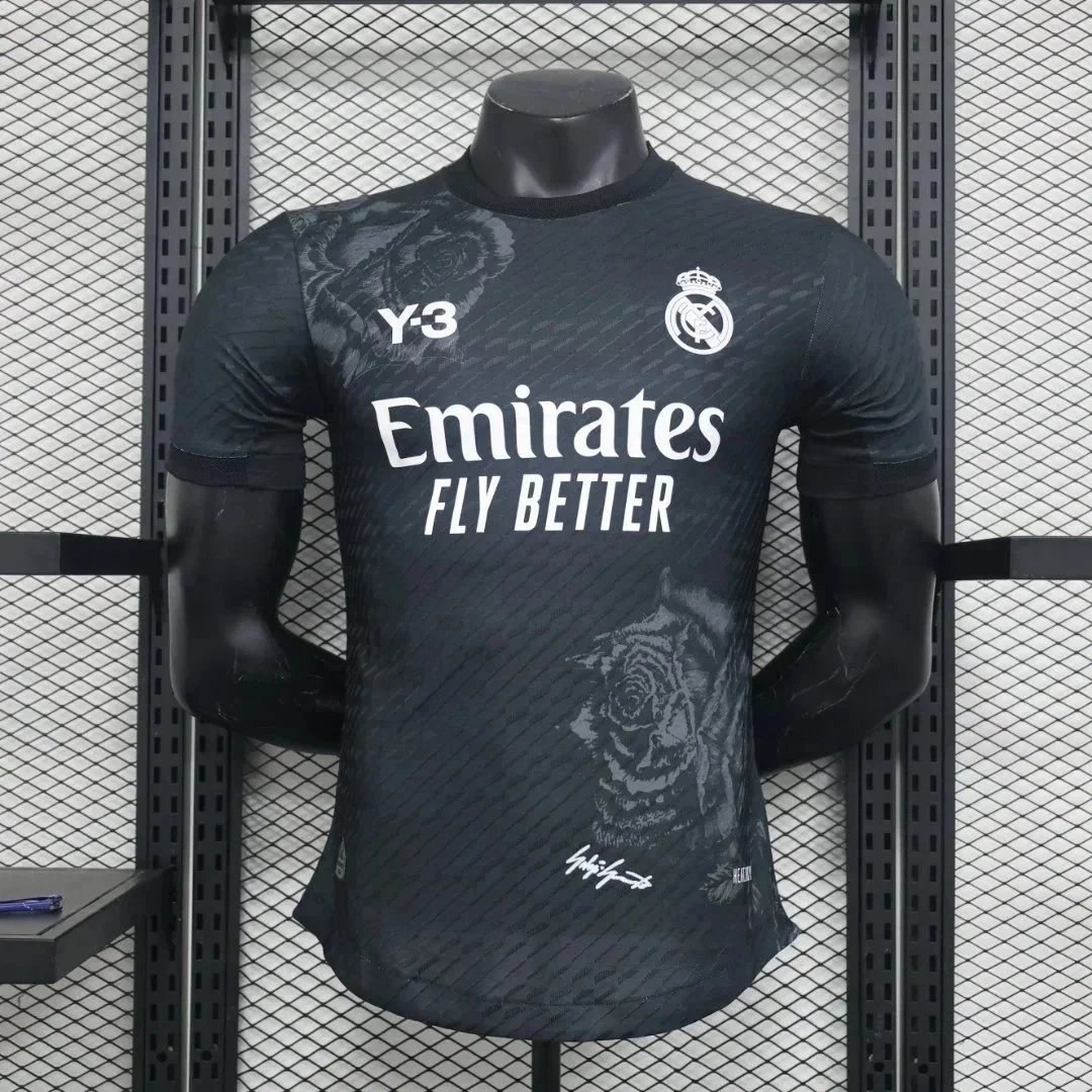 010934074 New 24-25 Real Madrid Y3 Black 010934074 New 24-25 Real Madrid Y3 Black